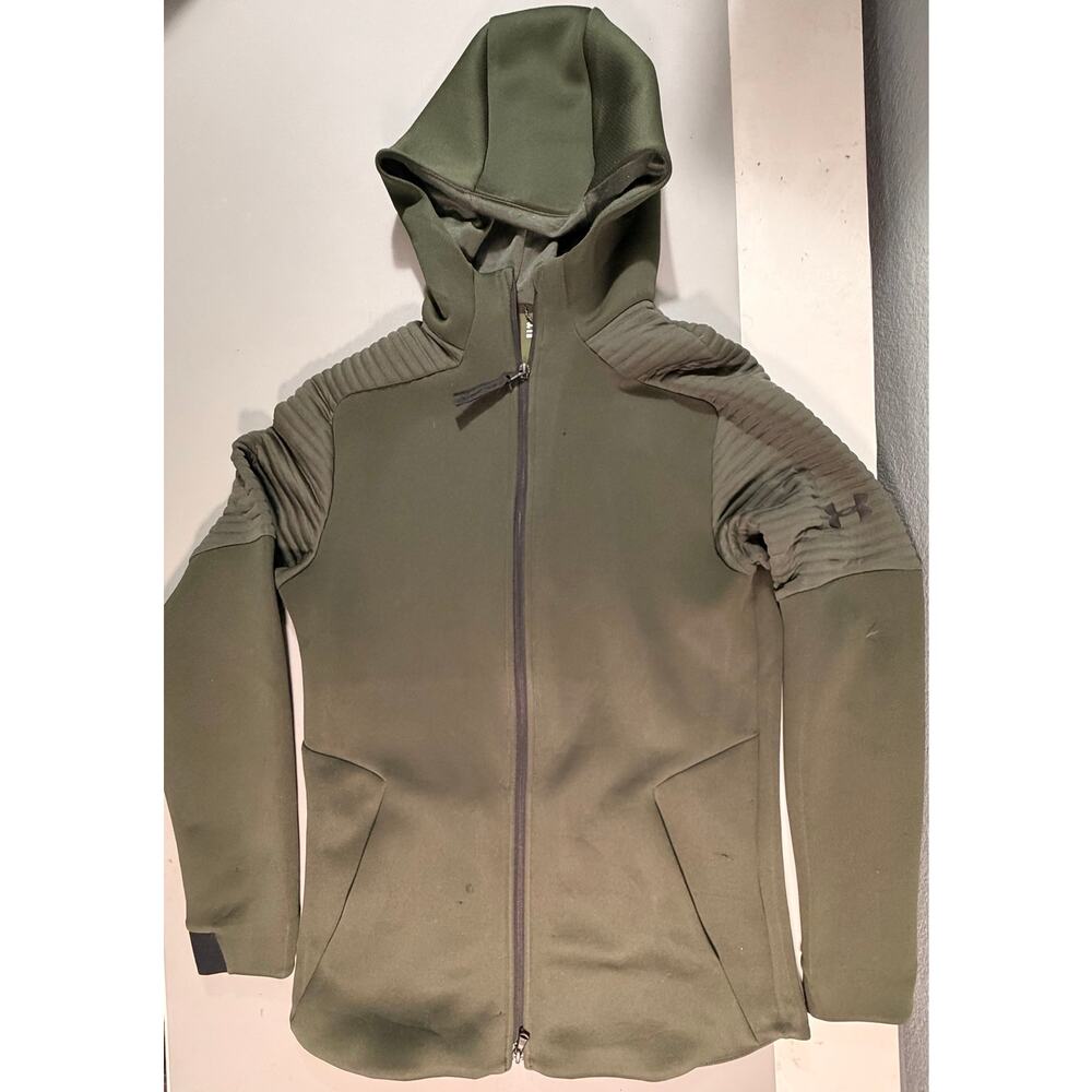 Under Armour Men's Storm Full Zip Golf Jacket 1347289-310 Size Medium GREEN